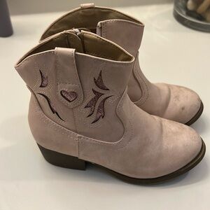 Pink cowgirl boots